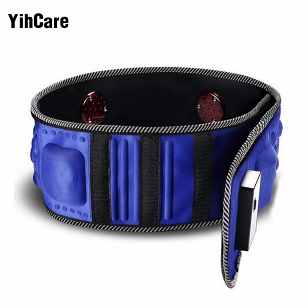 YihCare 220V Electric Vibration Infrared Ray Sauna Waist Slimming Belt Weight Loss Fat Burning