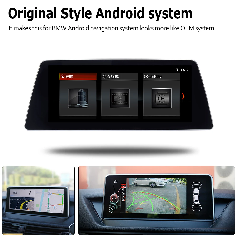 Cheap Car Android Touch Screen Multimedia Player Stereo Display navigation GPS For BMW 5 Series G30 2018-2019 EVO Audio Radio Media 4