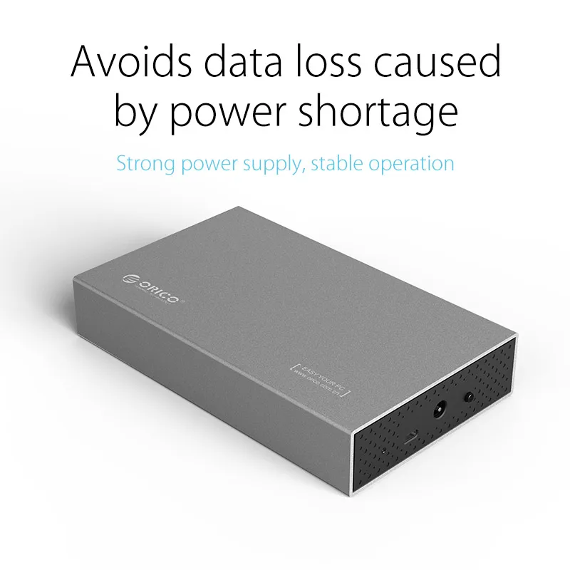 Корпус жесткого диска ORICO 3 5 дюйма корпус адаптер SSD USB3.1 на SATA HDD коробка для