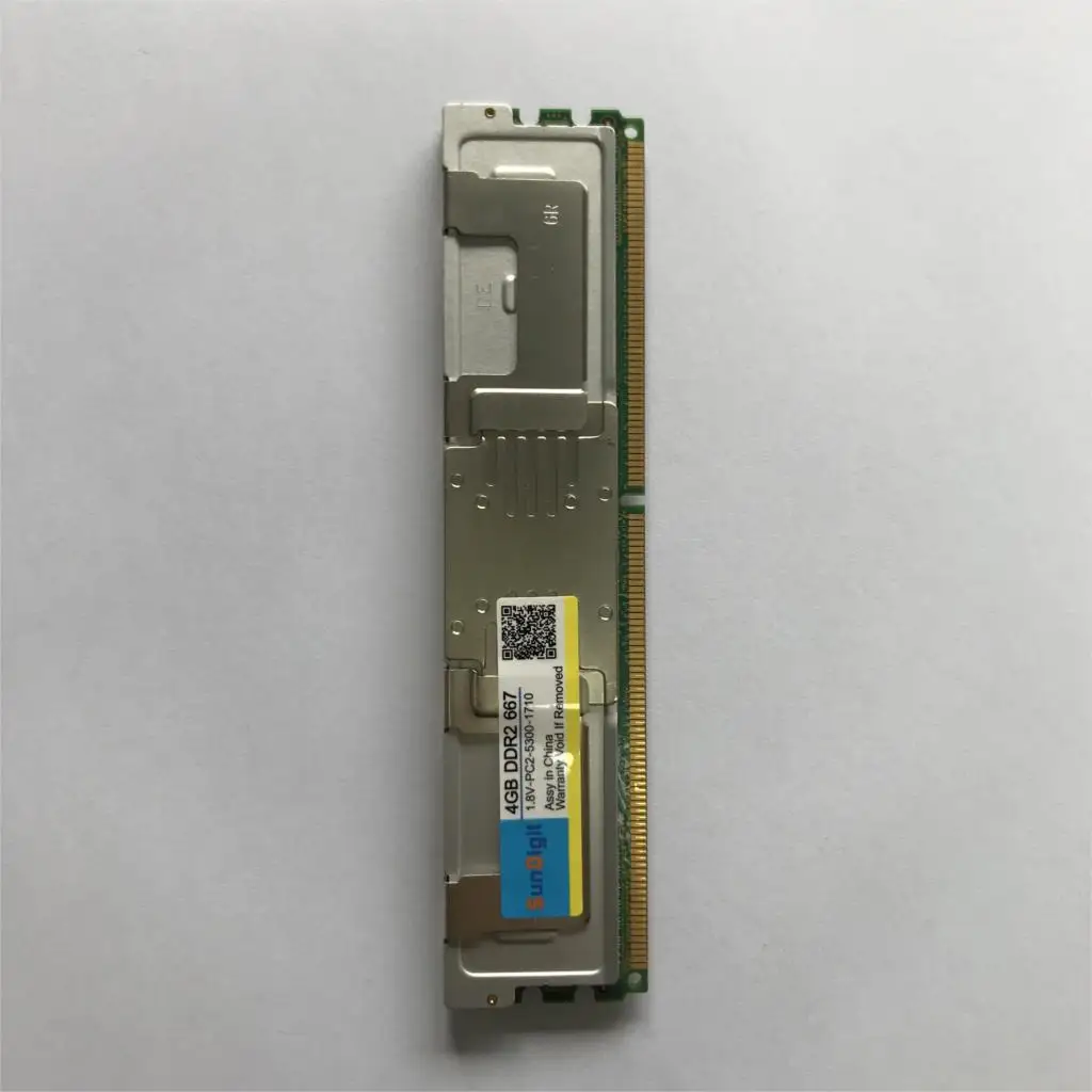 Для Hynix DDR2 4 Гб 2 Гб DDR2 667 МГц PC2-5300 2Rx4 FBD ECC PC2-5300F FB-DIMM RAM только для серверной памяти RAM пожизненная Гарантия