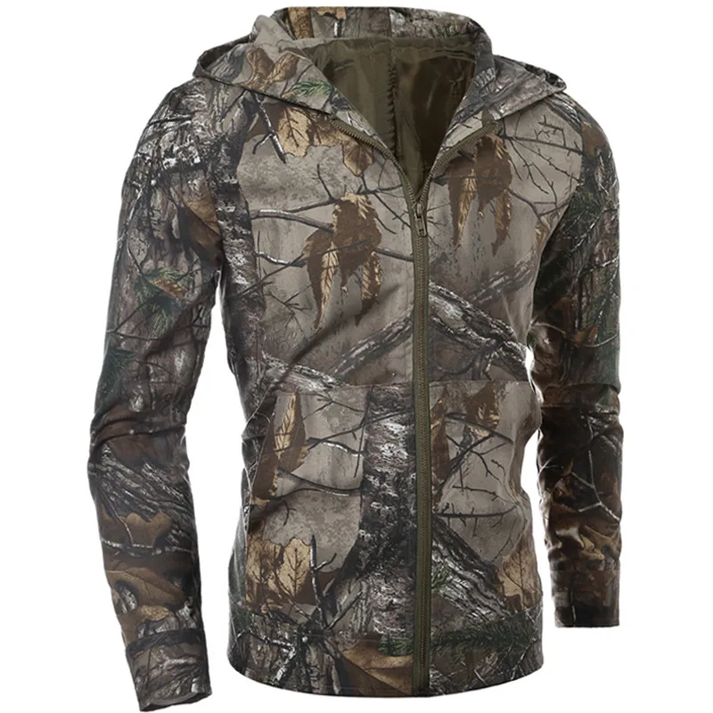 Для мужчин bionic Камуфляж джунгли стелс куртка Спорт на открытом воздухе Пешие