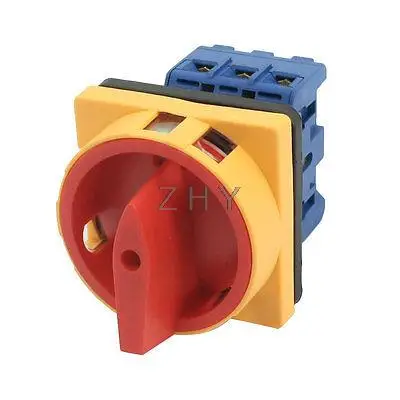 On/Off Position 6 Terminals Rotary Universal Changeover Switch 25A 380V | Обустройство дома
