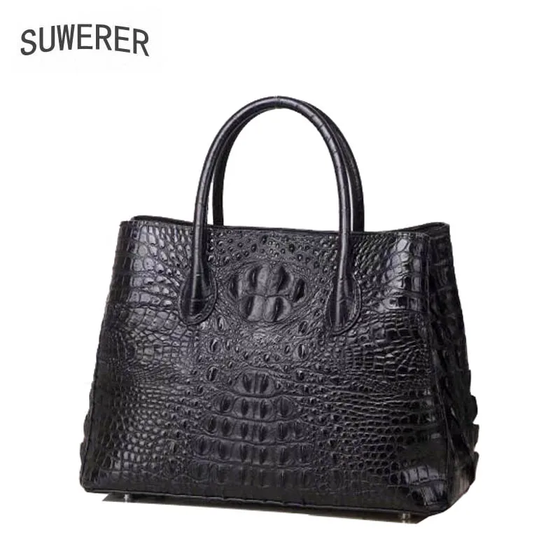 Новинка 2019 женские сумки SUWERER из натуральной кожи модные роскошные с узором под