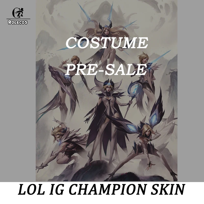 ROLECOS PRE-SALE депозит LOL IG чемпионат мира скины костюм косплей Fiora Irelia Rakan leblan kaisa |