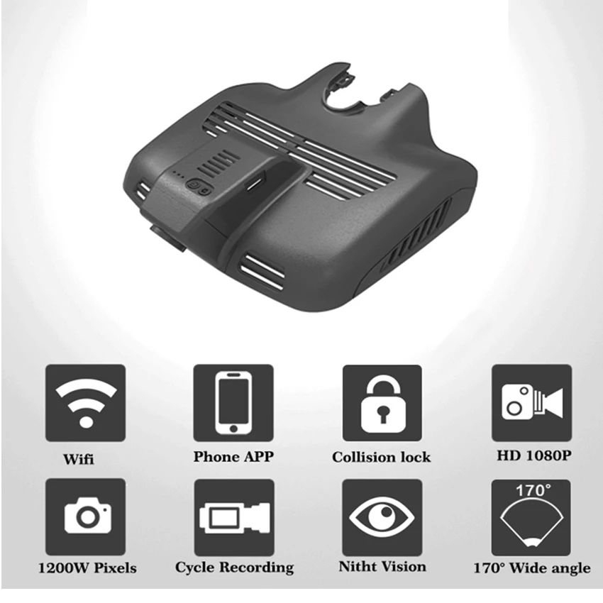 Liislee for Mercedes Benz C Class 2015 GLC 2015 Car Dvr Mini Wifi Camera FHD 1080P Driving Recorder Car Dash Cam Video Recorder214