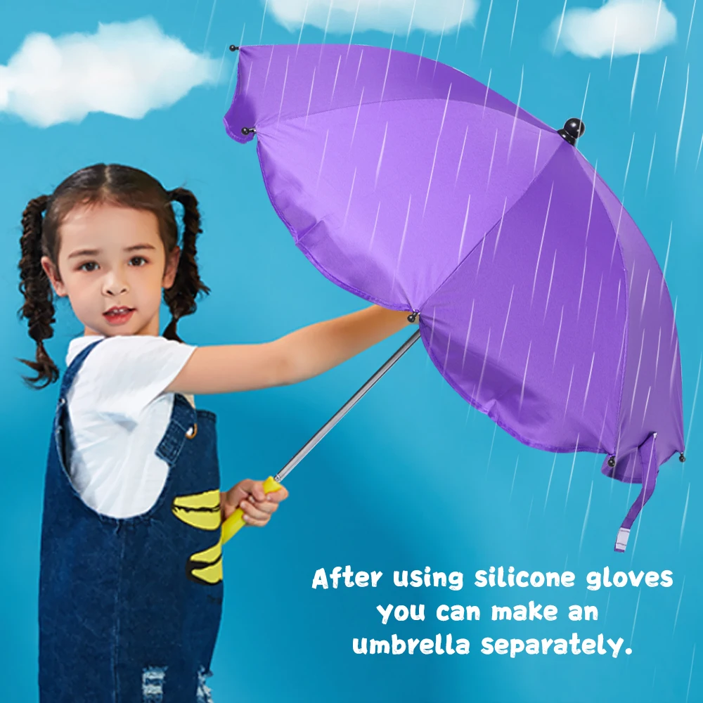 

1pc High Quality Baby Parasol Umbrella Buggy Pushchair Pram Adjustable Stroller Umbrellas Shade Canopy Sun Rain Protecter Brolly