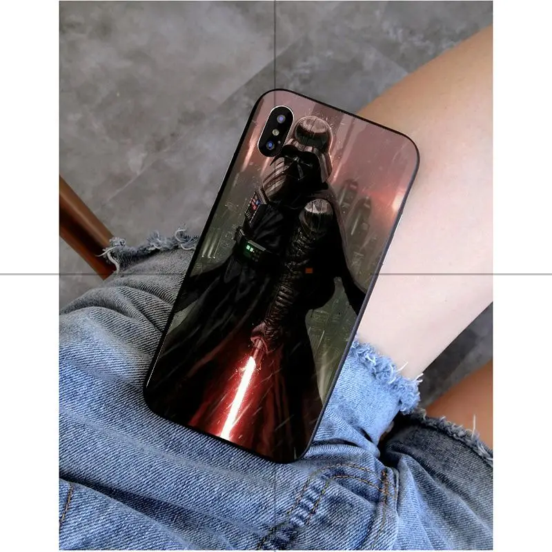 Babaite Darth vader star wars умный чехол черный мягкий чехол для iPhone X XS MAX 6 6s 7 7 plus 8 8 Plus 5 5S SE XR