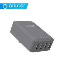 ORICO UI4P настенное зарядное устройство 4 порта интеллектуальное зарядное устройство с штепсельной вилкой США для samsung Xiaomi huawei