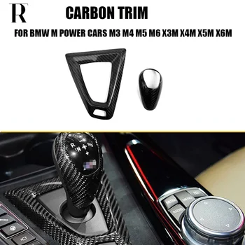 

Carbon Fiber Interior Gear Shift Knob Decorative Trim Cover for BMW F80 M3 F82 F83 M4 F10 M5 F12 F13 F06 M6 X3M X4M X5M X6M