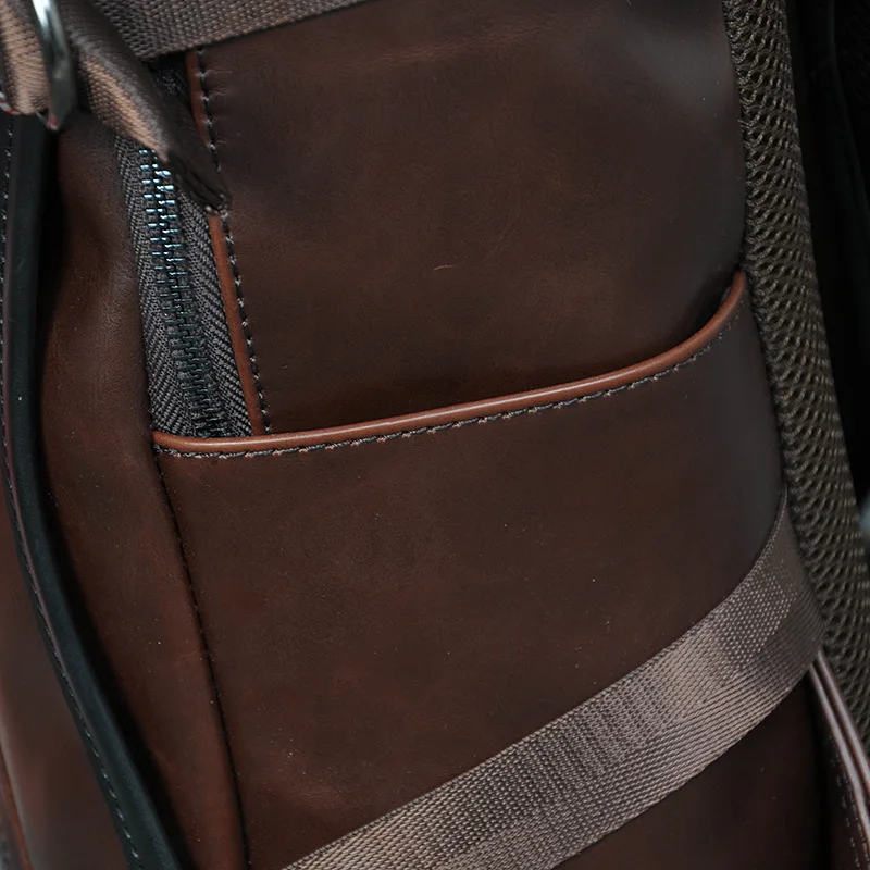 Новые винтажные мужские/женские рюкзаки на молнии, водонепроницаемые школьные рюкзаки из искусственной кожи для девочек-подростков/мальчиков, сумка через плечо, большой рюкзак