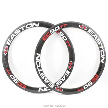 

2pcs Newest EC90TT 700C 50mm Road/Fixed Gear/Track bike 12K full carbon bicycle wheels tubular rims 20.5 23 25mm width Free ship