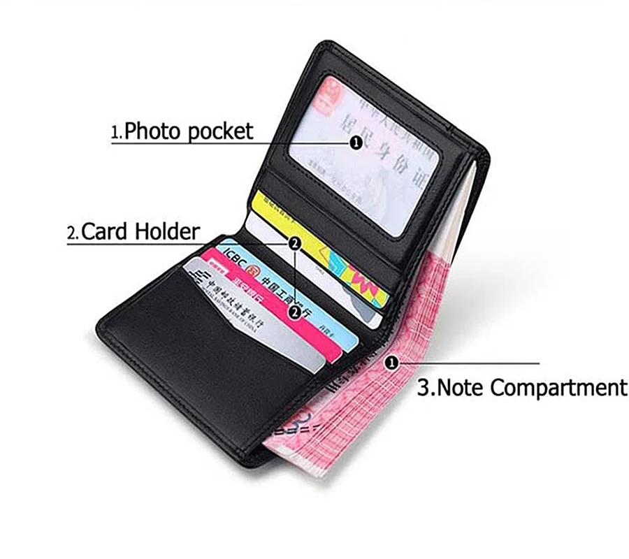 WILLIAMPOLO Mens Wallet Slim Business Card Credit Card Card Holder Purse Real Cowhide Men Fashion Casual Mini Card Bag Bifolds WILLIAMPOLO Mens Wallet Slim Business Card Credit Card Card Holder Purse Real Cowhide Men Fashion Casual Mini Card Bag Bifolds