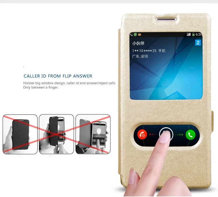 Для huawei Honor 4C Pro/TIT-AL00 Y6 Pro/TIT-L01 5," чехол, быстрое окошко для просмотра ответа, откидная крышка для huawei Y6 Pro, чехол для телефона s