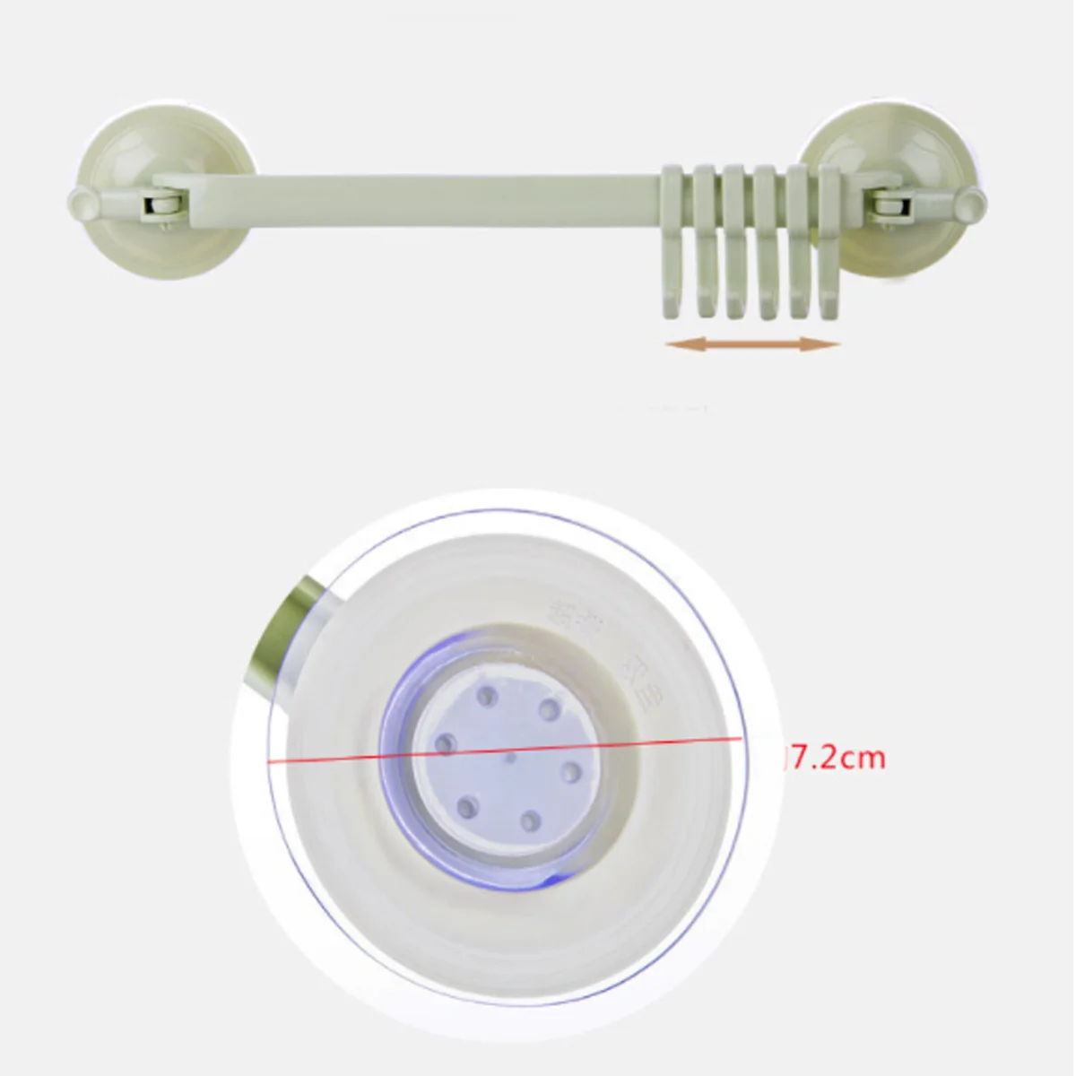 1 шт., Регулируемая Вешалка для крючков, двойное всасывающее полотенце для чашек, вешалка для подвесных полок, держатель для крючка, замок, присоска, кухонные аксессуары для ванной комнаты
