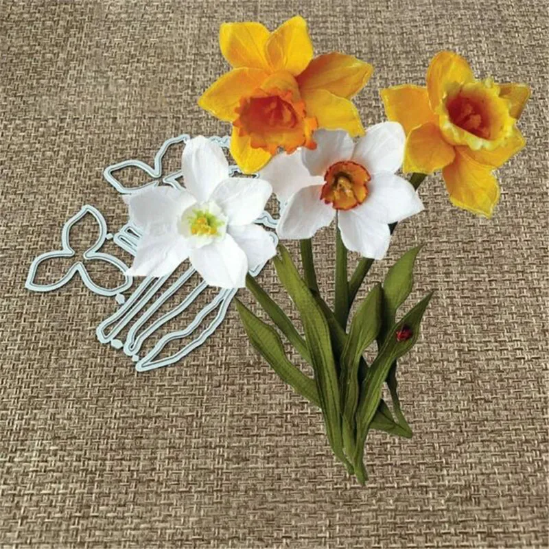 

Naifumodo 1 Pcs/lot Metal Cutting Dies Scrapbooking for Card Making DIY Embossing Cuts New Craft Die Flowers