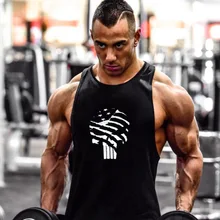 Хлопковые спортивные Тэнк-топы для мужчин, топы без рукавов для мальчиков, бодибилдинг, одежда под рубашку, Спортивная майка для фитнеса тренировочный жилет
