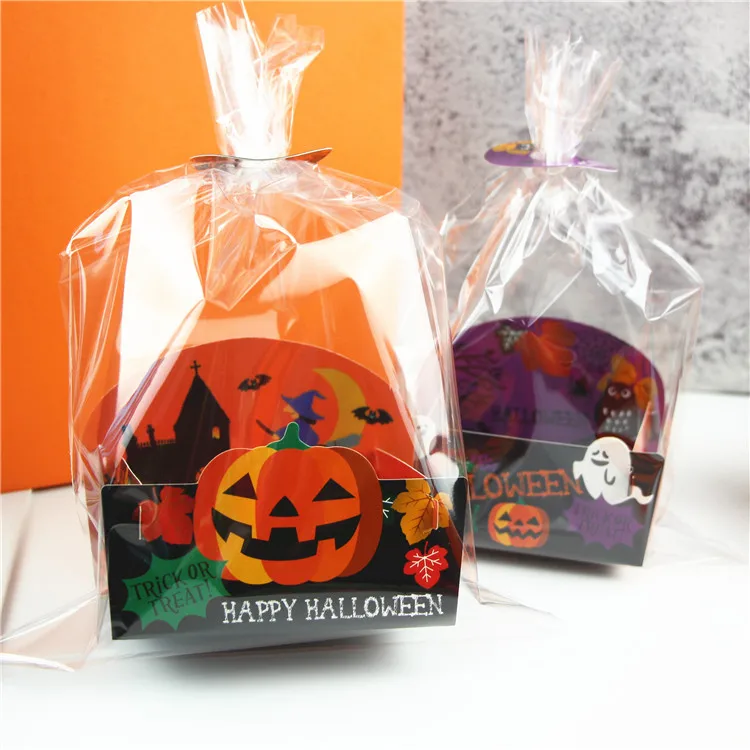 

Halloween cookies bag,Open Top Snack Packing Bag,candy bag, biscuit bag 30set/lot