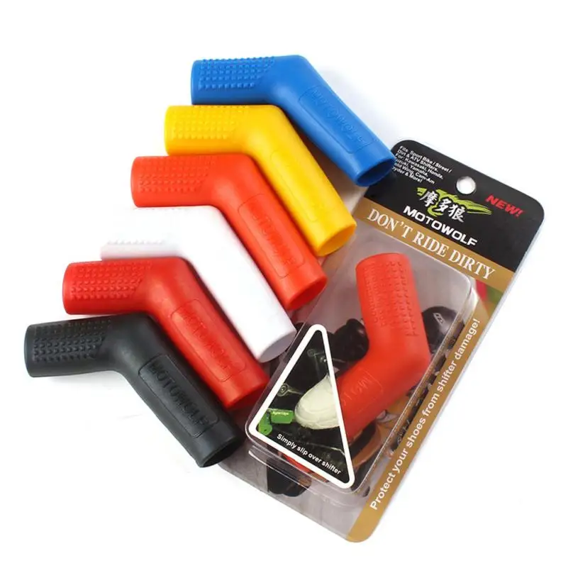 

CARPRIE Motorcycle Gear Shift Lever Cover Rubber Sock Gear Shifter Boot Shoe Shift Case Protectors Covers Apr2 Drop Ship