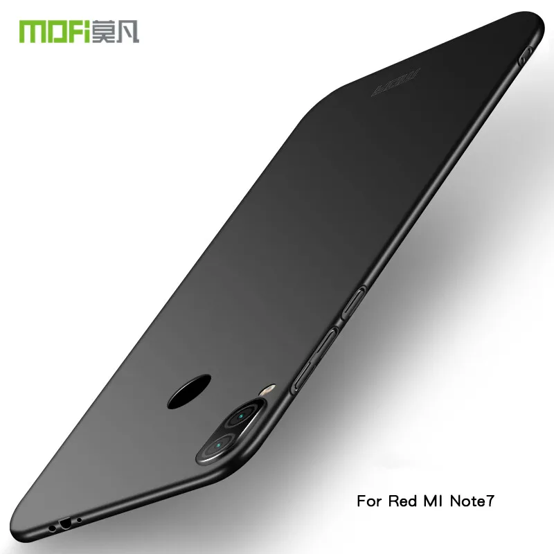 

for Xiaomi Redmi Note 7 Case Original MOFi Brand 360 Degree Full Cover Luxury PC Protective Back Cover Case For Redmi Note 7