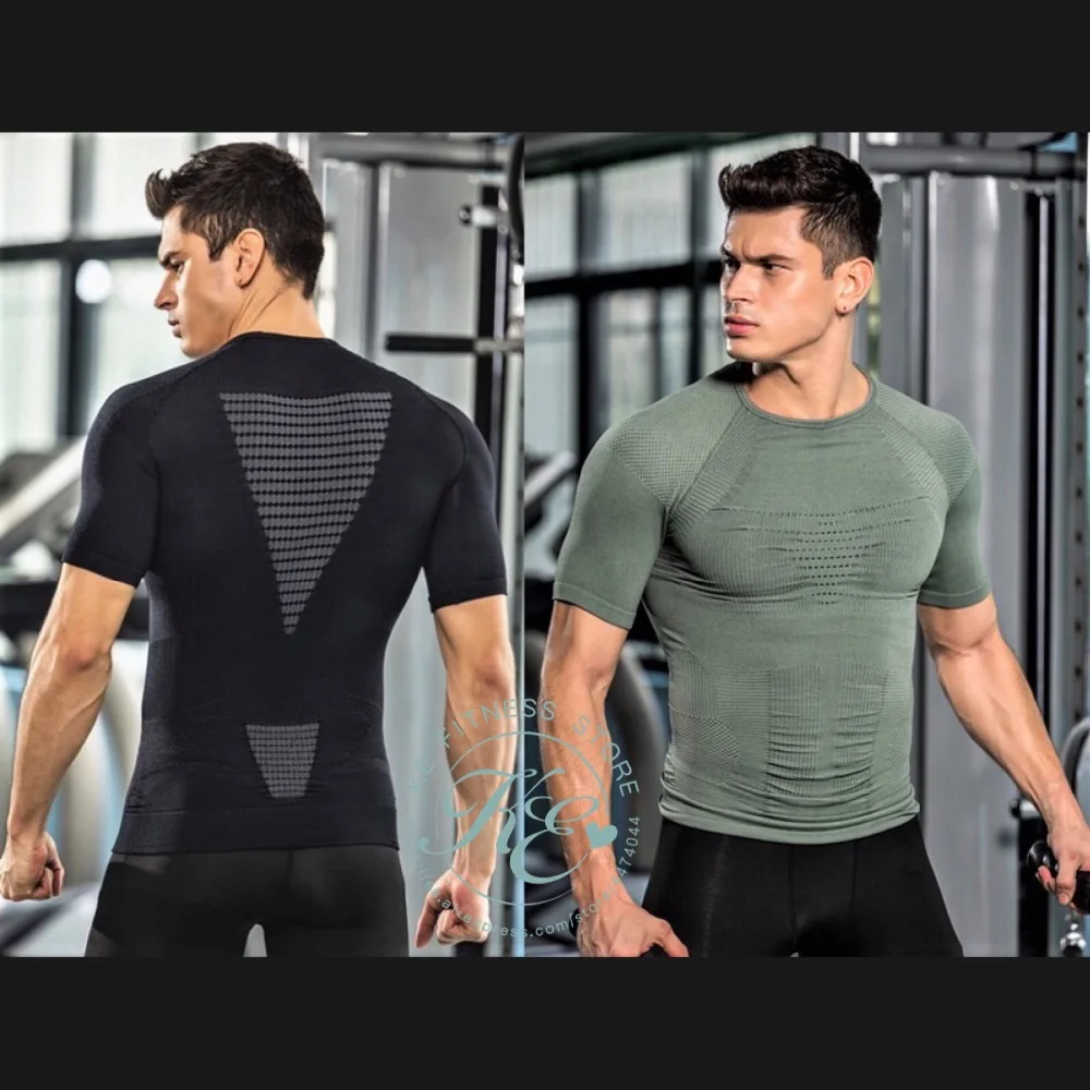 KE camiseta ligera calada deportiva hombre транспарантная secado rapido manga corta для фитнеса бега Futbol basket yoga tenis