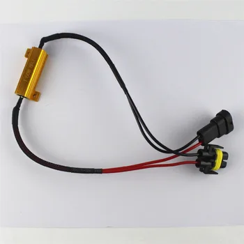 

2x H11 H8 LED Light Fog HID No Error Load Resistor Wiring Harness Adapter 50W 8RJ Decoder for LED bulbs Error Code
