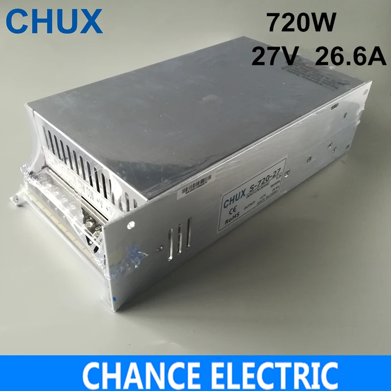 

27v Switching Power Supply 720W 27V 26A Switching Power Supply AC to DC For LED Strip Light 27v Power Supply ( S-720-27)