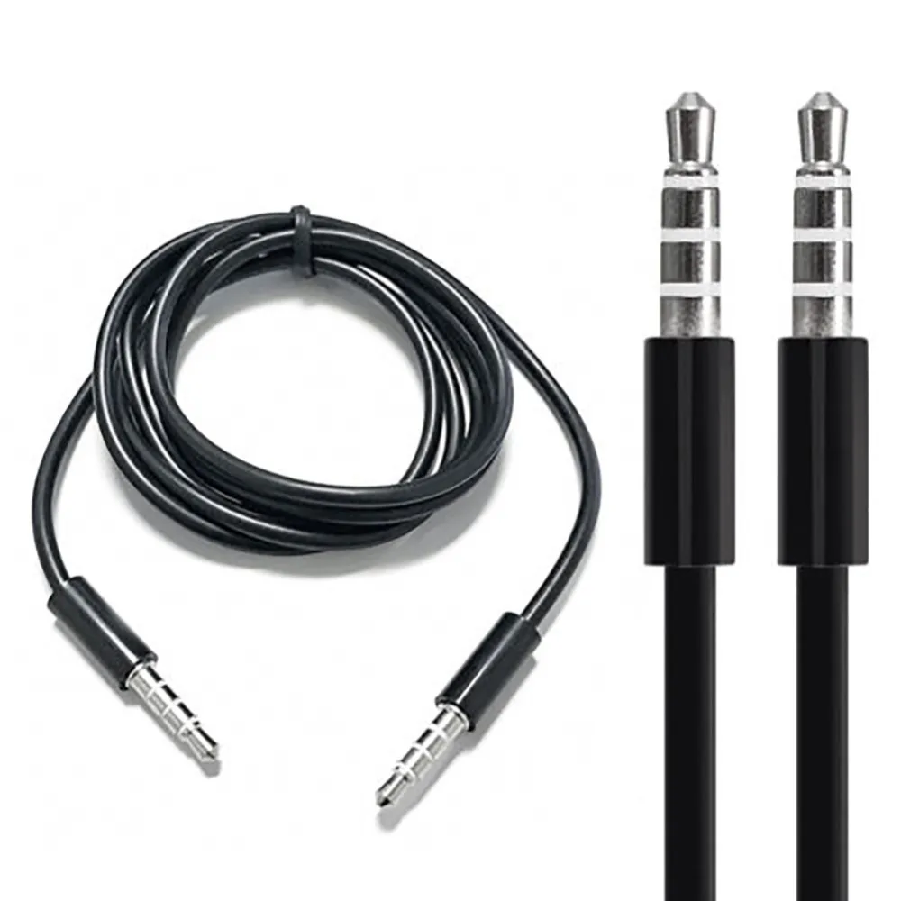 

Universal 3.5 mm Male to Male Jack Auto Car Audio Cable Cord 4 Section AUX Audio Cable For Iphone 7 Xiaomi iPod MP3 Speaker
