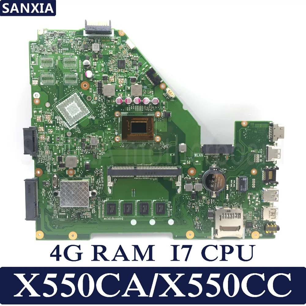 KEFU X550CA Laptop motherboard for ASUS X550CA X550CC X550CL R510C Y581C X550C X550 Test original mainboard 4G RAM I7-3537U KEFU X550CA Laptop motherboard for ASUS X550CA X550CC X550CL R510C Y581C X550C X550 Test original mainboard 4G RAM I7-3537U