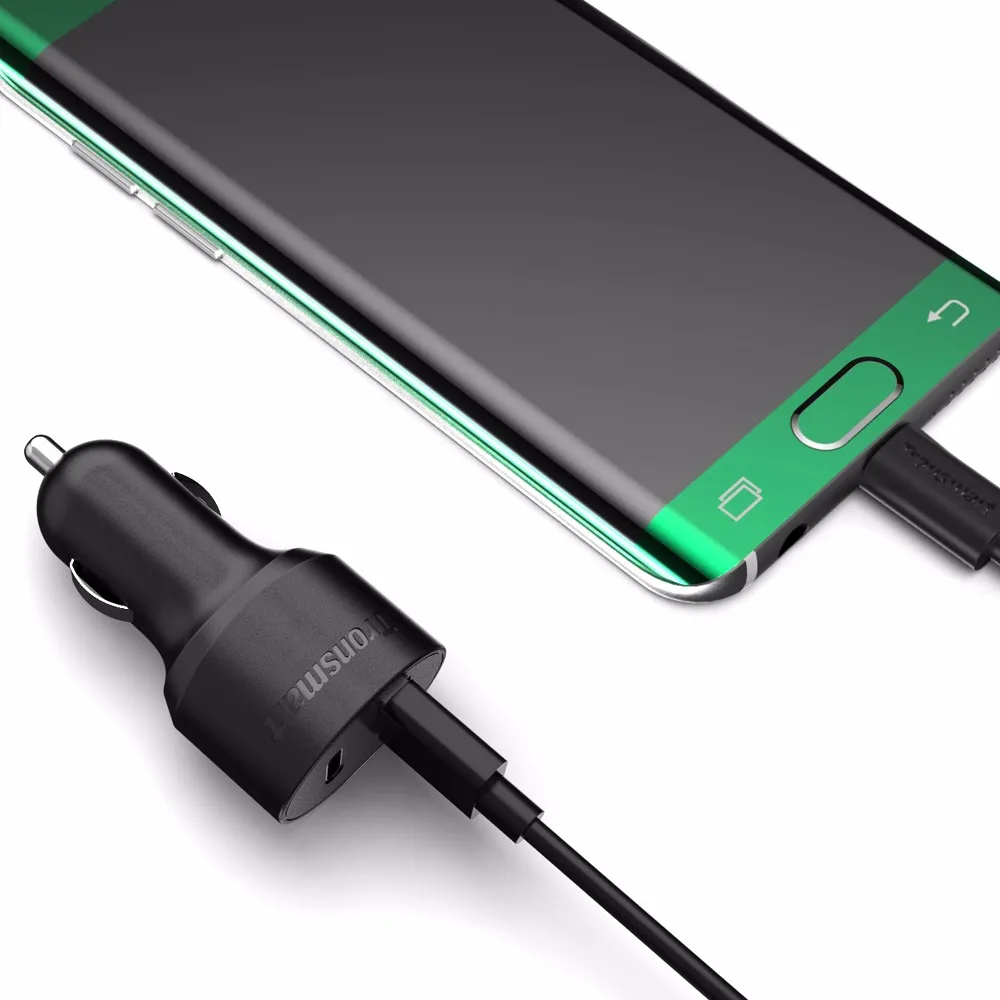 Quick Charge 3.0 Car Charger Tronsmart C2PTU QC3.0 & 2.0 (1)