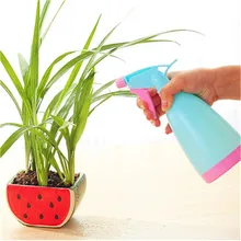 Пустая бутылка с распылителем для воды пластиковая для полива цветов спрей для воды салонные растения Цветочный контейнер для воды ручное давление