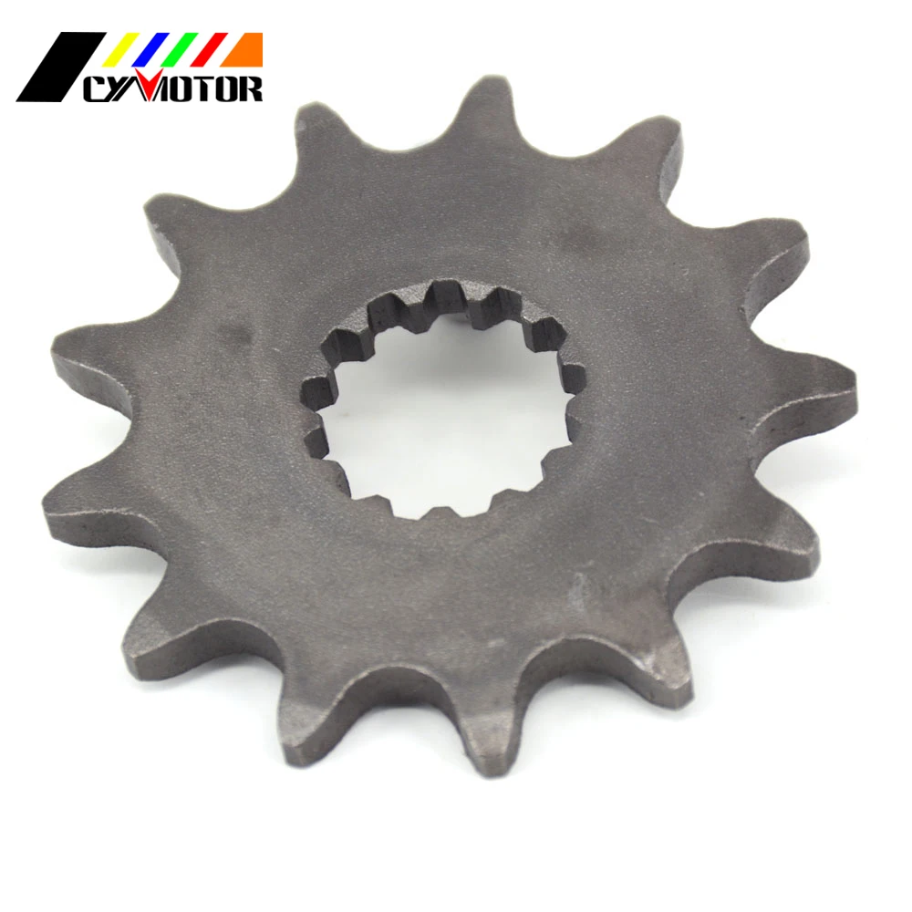 Передняя Звездочка цепи двигателя 13T 14T для WRF YZF YZ MX TDR TZR MT EN EX KLE GS TT DT XT 250 400 450 500 650 800