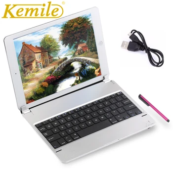 

Kemile For ipad Pro 9.7 Stand Wireless Bluetooth Keyboard For iPad Pro 9.7 A1673 A1674 A1675 Bluetooth Keyboard Keypad klavye