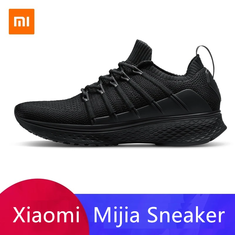 Tanie Xiaomi Mijia Sneaker 2 inteligentne bieganie męska Outdoor sportowa nowa Fishbone system blokady elastyczna dzianina wampir dla mężczyzn smart sport