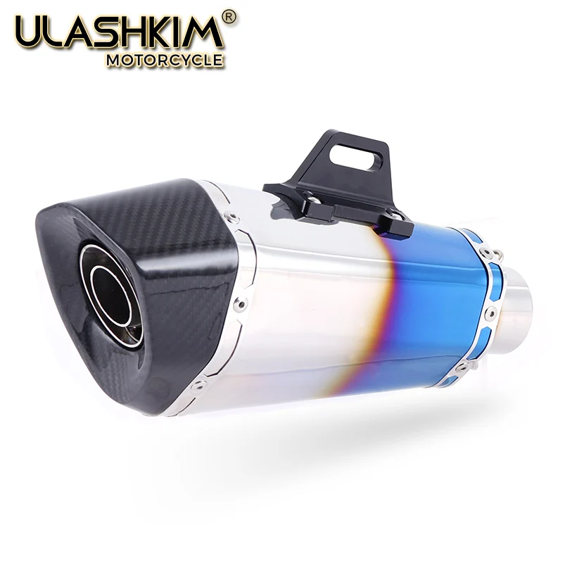 

Universal Motorcycle Carbon Fiber Escape Exhaust Muffler pipe MT-07 SR500 XSR700 YZF-R6 MT-03 SR400 XJR400 XJR1200 XJR1300