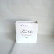 500 шт/партия Матовые Ламинированные Толстые пользовательские упаковки роскошные бумажные пакеты для покупок с ручками для одежды/ювелирных изделий/волос