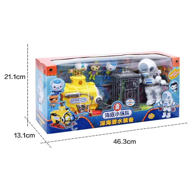 Octonauts Big Submarine Diving Suit Set & 4pcs Octonauts Figures Kids