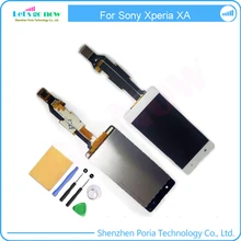 Black White Pink and Gold Color For Sony Xperia XA LCD Display and Touch Screen Digitizer New Original Replacement Parts