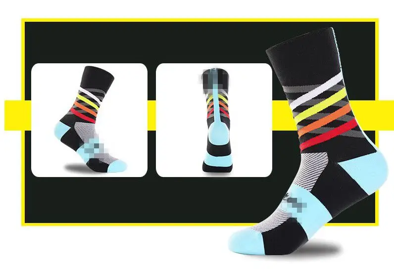 Дышащие и износостойкие носки для спорта на открытом воздухе велосипедные носки унисекс длинные носки для осени и зимы