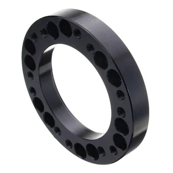 

Car Steering Wheel Hub Hole Adapter Bucket Kit Tools Aluminum Set Black Parts