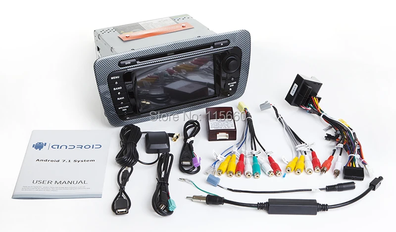 Clearance RoadRision 4GB RAM Android 8.0 Car DVD Player for Seat Ibiza 2009-2013 with Bluetooth WiFi Radio GPS Navigation Mirror-link 7