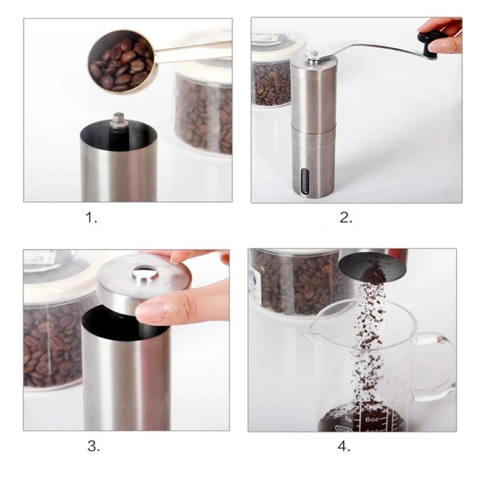 Manual Coffee Bean Grinder Hand Held Stainless Steel Coffee Grinder TSH Shop Manual Coffee Bean Grinder Hand Held Stainless Steel Coffee Grinder TSH Shop