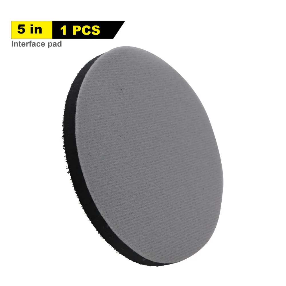 

5 Inch 125mm Soft Interface Pad Buffering Pad Hook and Loop for Polishing & Grinding