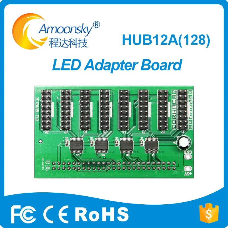

HUB12A(128) adapter board led control card conversion adapter support linsn novastar colorligt mooncell huidu more led control