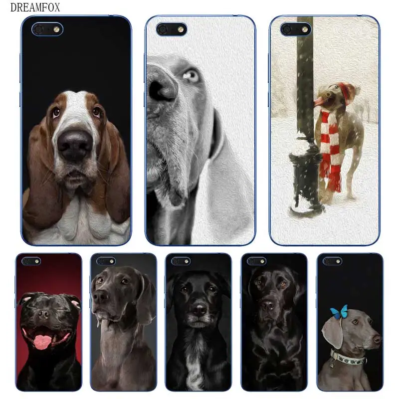 N463 Weimaraner Soft TPU Silicone Case Cover For Huawei Honor 8C 8X 9 10 20i V10 V20 Note10 Max Lite Magic2 |