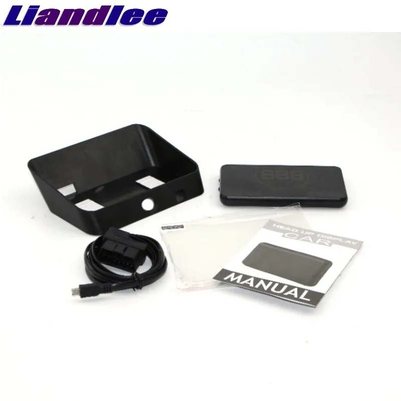 Цифровой спидометр Liandlee HUD дисплей OBD2 для TOYOTA isis Land Cruiser LC100 LC200 J100 J200 большой