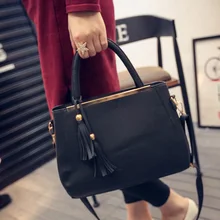 2016 Lastest Designer Tote Damen Handtaschen Frauen Leder Handtaschen Luxus Marke Fringe Aktentasche für Arbeit Shopper Partei Geldbörsen