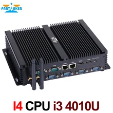 Мини настольный компьютер с Haswell Intel Core i3 4010U 1.7 ГГц 4 USB 3.0 6 com Wi-Fi 300 м