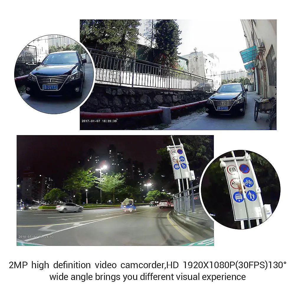 DV688 Blueskysea DV688 Motorcycle Dash Cam 1080p Dual Lens Motorcycle Recording Camera 2.35 LCD IP67 Waterproof Screen 130 Degree Angle Night Vision Latest Version