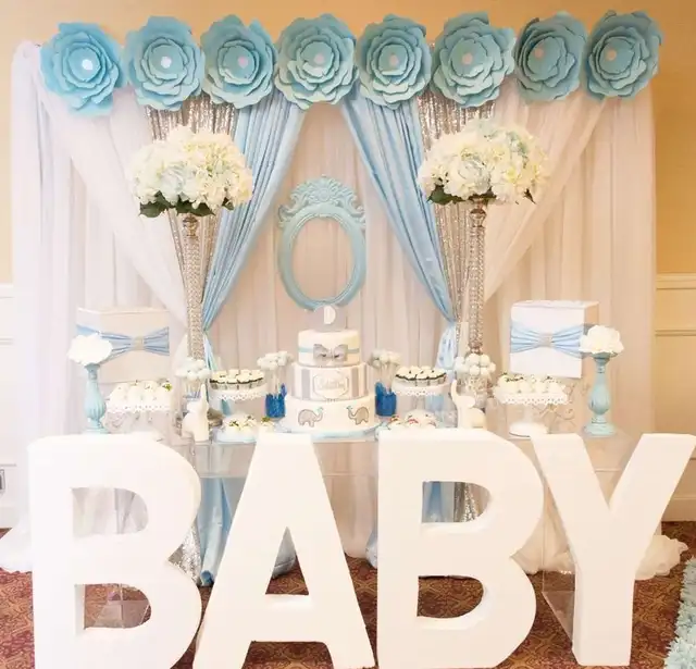 Geometric Baby Shower Baby Shower T Decoraciones De