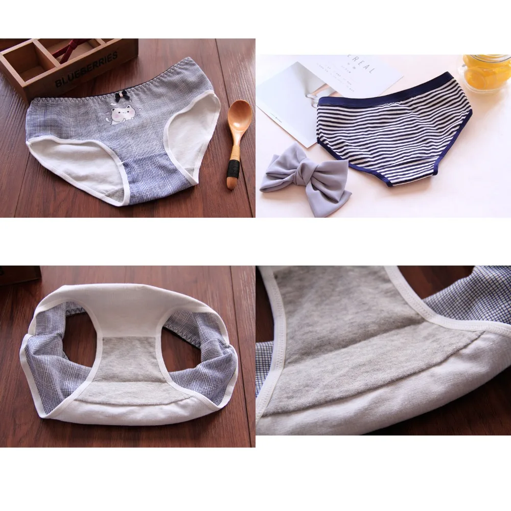 7 Pcs/lot Underwear Women Panties Lace Briefs Sexy Lingeries Cute Calcinhas Cotton Underwear - Image 6